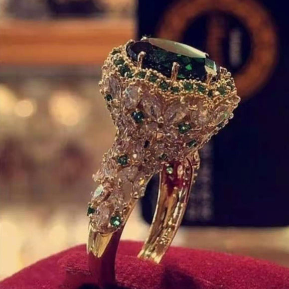 Anillo de Diamante Estilo Europeo Americano para Mujer