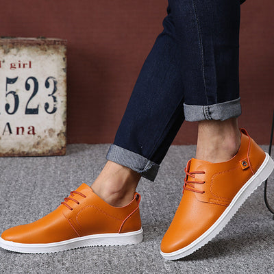 Zapatos Casuales de Cuero Transpirable Todo Propósito para Hombre