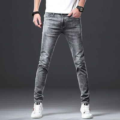 Jeans Slim Fit Elásticos con Corte Recto para Hombre - Image 8