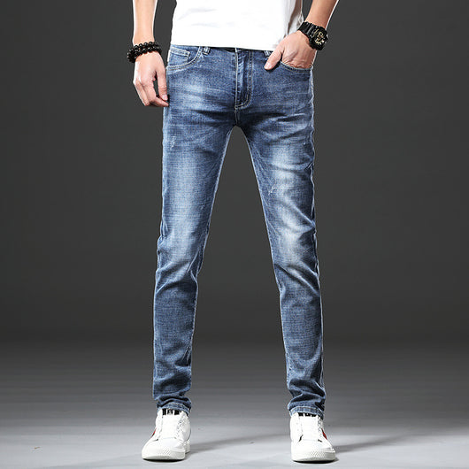 Jeans Slim Fit Elásticos con Corte Recto para Hombre - Image 9