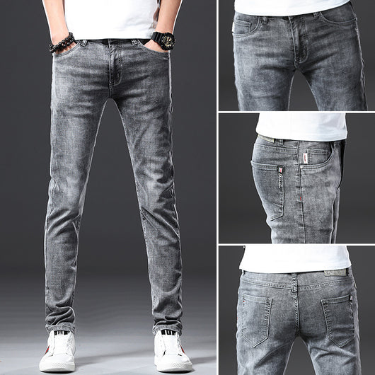 Jeans Slim Fit Elásticos con Corte Recto para Hombre - Image 4