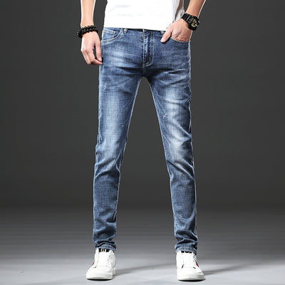 Jeans Slim Fit Elásticos con Corte Recto para Hombre - Image 5