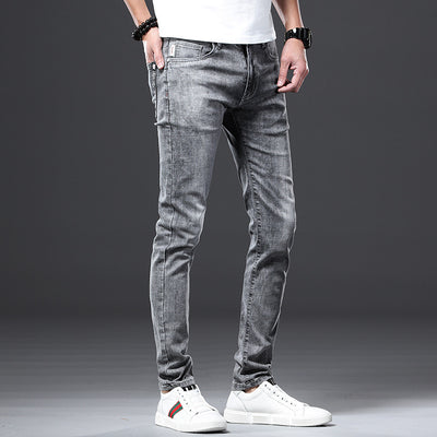 Jeans Slim Fit Elásticos con Corte Recto para Hombre - Image 3