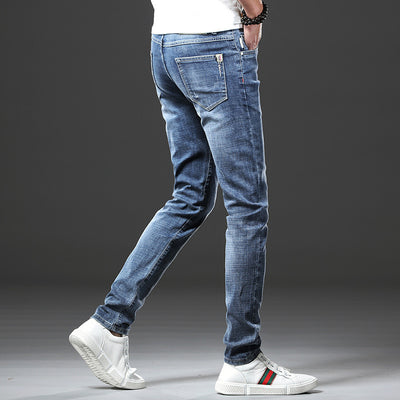 Jeans Slim Fit Elásticos con Corte Recto para Hombre - Image 6