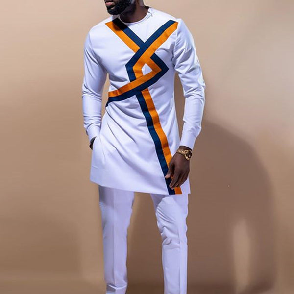 Camiseta Étnica Africana Slim Fit para Hombre - Colección Primavera