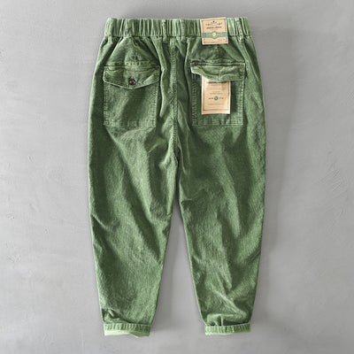 Overol Casual de Pana con Múltiples Bolsillos para Hombre - Image 9