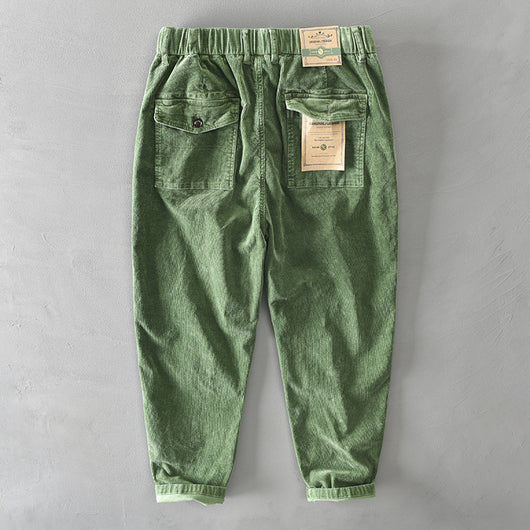 Overol Casual de Pana con Múltiples Bolsillos para Hombre - Image 5