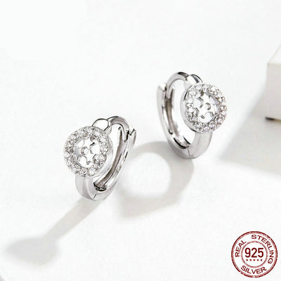 Aretes de Platino Elegancia Minimalista - Image 5