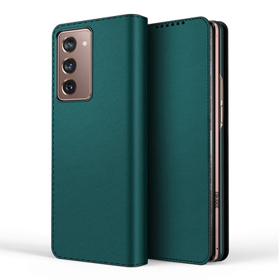 Funda Protectora Samsung Galaxy Z Fold2 - Cuero Anticalda Reversible