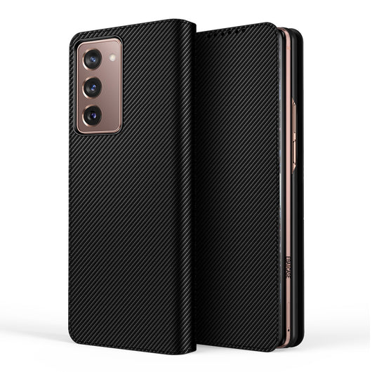 Funda Protectora Samsung Galaxy Z Fold2 - Cuero Anticalda Reversible - Image 3