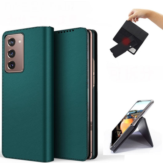 Funda Protectora Samsung Galaxy Z Fold2 - Cuero Anticalda Reversible - Image 6