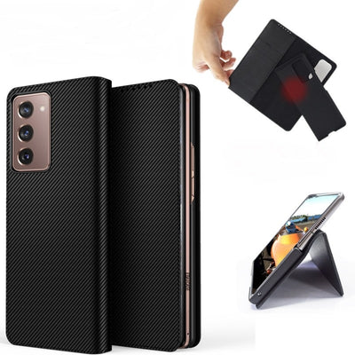 Funda Protectora Samsung Galaxy Z Fold2 - Cuero Anticalda Reversible - Image 7