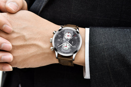 Reloj Empresarial Impermeable para Hombre con Calendario - Image 29
