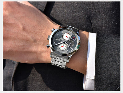 Reloj Empresarial Impermeable para Hombre con Calendario - Image 23
