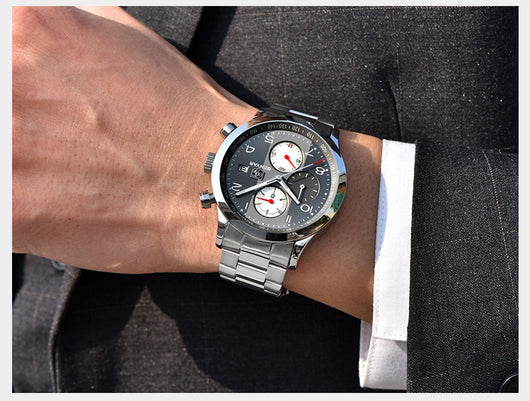 Reloj Empresarial Impermeable para Hombre con Calendario - Image 23