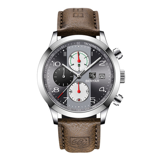Reloj Empresarial Impermeable para Hombre con Calendario - Image 4