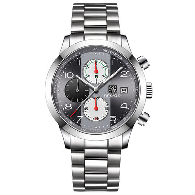Reloj Empresarial Impermeable para Hombre con Calendario