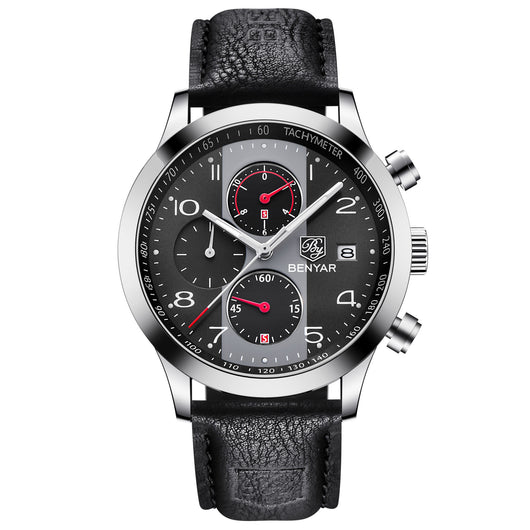 Reloj Empresarial Impermeable para Hombre con Calendario - Image 6