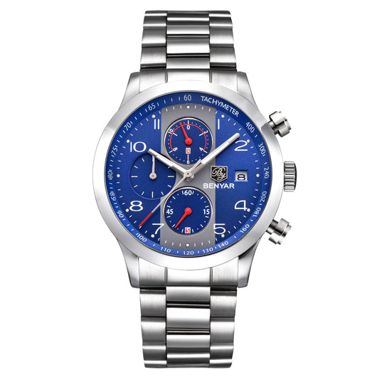 Reloj Empresarial Impermeable para Hombre con Calendario - Image 3