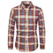 Camisa Casual Estampada Slim Fit Cuello Solapa Manga Larga para Hombre