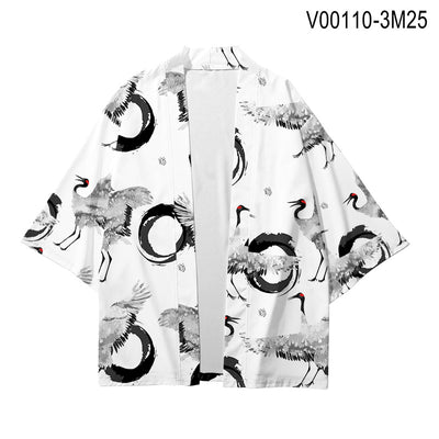 Vestido Estampado Grúas Harajuku Talla Grande XXS-4XL para Cosplay - Image 13