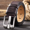 Cinturón de Cuero para Hombre con Hebilla Vintage Ajustable