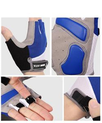 Guantes de Ciclismo de Medio Dedo Transpirables y con Absorción de Impactos para Hombre y Mujer - Image 8