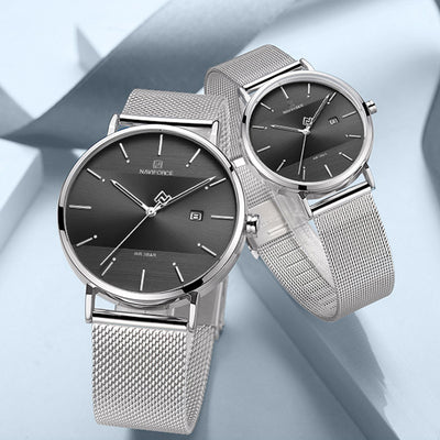 Reloj de Pareja Unisex Cuarzo - Diseño Casual Moderno - Image 21