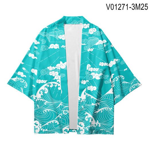 Vestido Estampado Grúas Harajuku Talla Grande XXS-4XL para Cosplay - Image 8