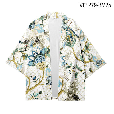 Vestido Estampado Grúas Harajuku Talla Grande XXS-4XL para Cosplay - Image 9