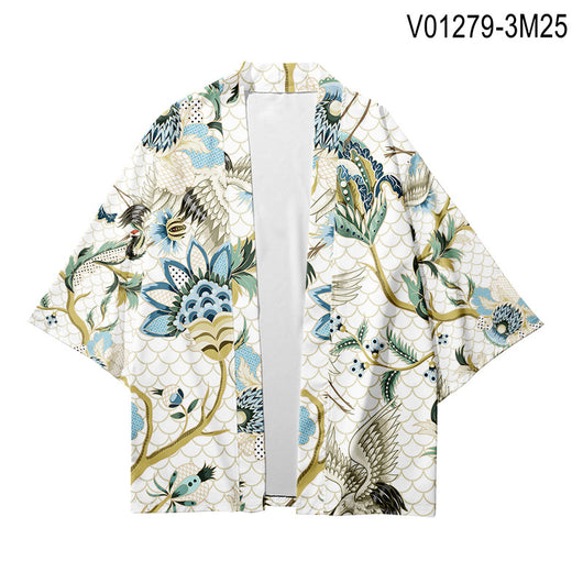 Vestido Estampado Grúas Harajuku Talla Grande XXS-4XL para Cosplay - Image 9