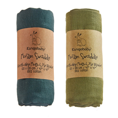 Envoltorio Musulmán para Bebé en Algodón con Colores Sólidos Retro - Image 8