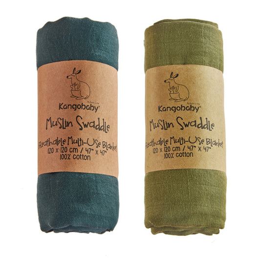 Envoltorio Musulmán para Bebé en Algodón con Colores Sólidos Retro - Image 8