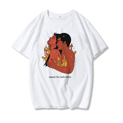 Playera Suelta con Estampado Diablo para Mujer - Image 24