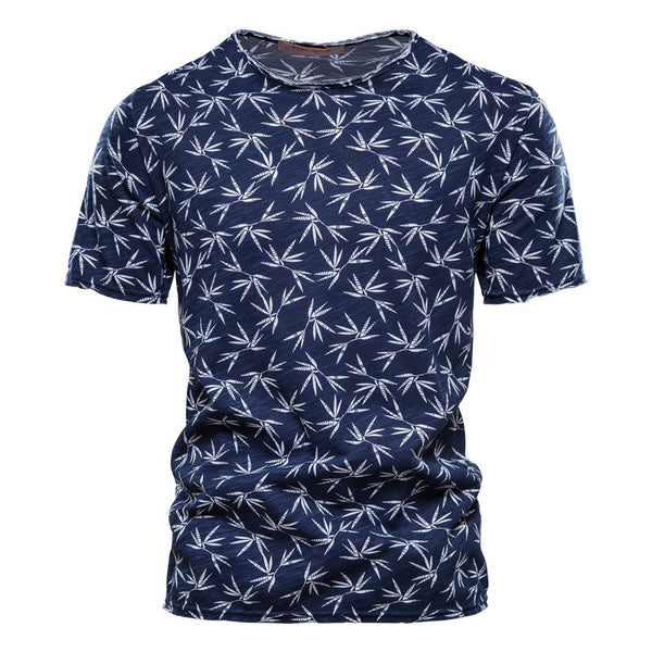Camiseta Deportiva Slim Fit con Estampado para Hombre