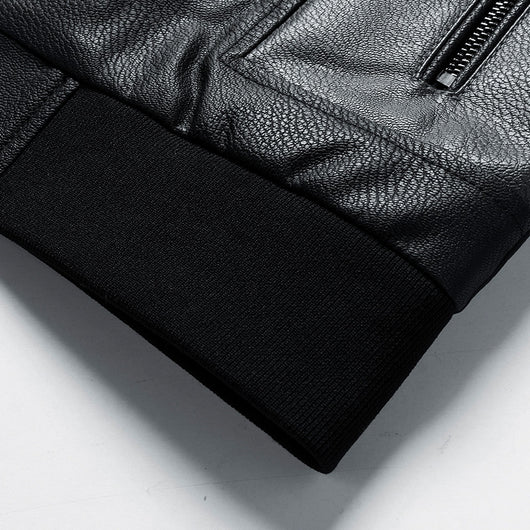 Abrigo de Piel Sintética para Hombre Joven - Chaqueta Otoño Invierno - Image 7