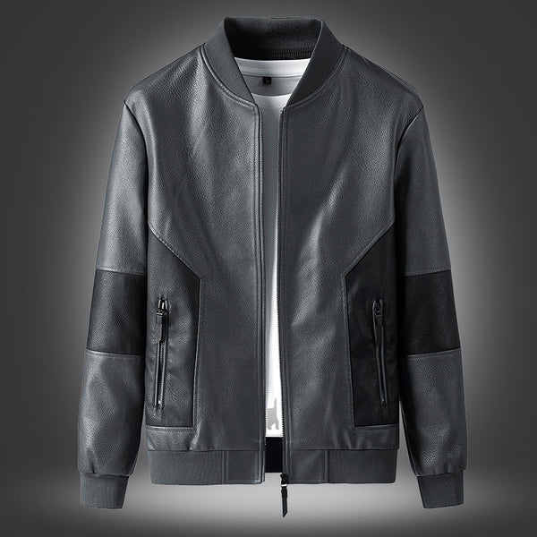 Abrigo de Piel Sintética para Hombre Joven - Chaqueta Otoño Invierno - Image 5