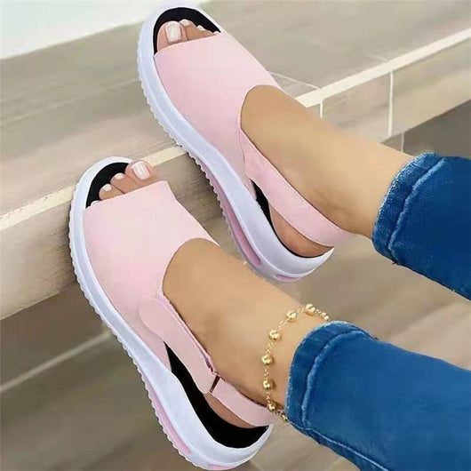 Sandalias Cómodas Tipo Boca de Pez para Mujer - Talles Grandes - Image 9