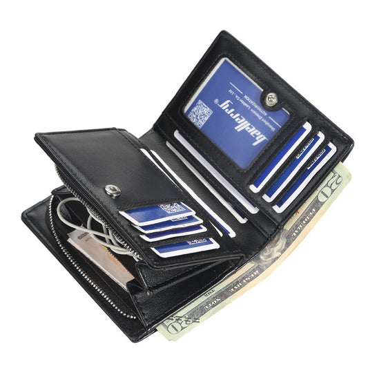 Billetera Compacta Multi-tarjeta con Cierre de Presión - Image 7