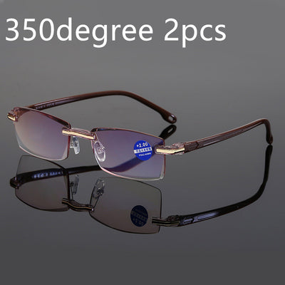 Gafas de Lectura con Borde Tallado en Diamante - Image 10