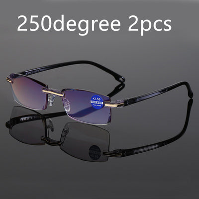 Gafas de Lectura con Borde Tallado en Diamante - Image 15