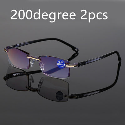Gafas de Lectura con Borde Tallado en Diamante - Image 16