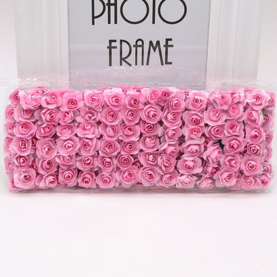 144 Rosas Artificiales Mini 1.5cm - Flores para Manualidades, Coronas y Decoración de Bodas - Image 5