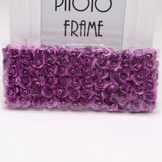 144 Rosas Artificiales Mini 1.5cm - Flores para Manualidades, Coronas y Decoración de Bodas - Image 2