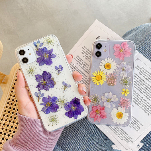 Funda Protectora para Teléfono con Flores Naturales Preservadas - Image 9