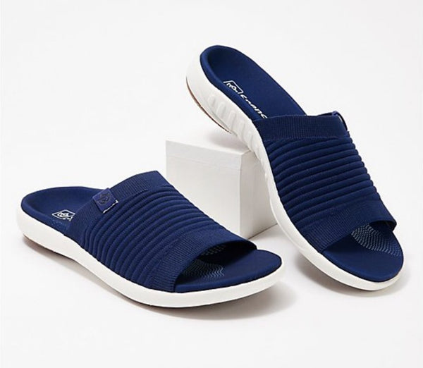Sandalias Tejidas Volantes Casuales Talla Grande - Image 4