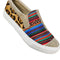 Zapatillas Canvas Bajas con Combinación de Colores para Mujer