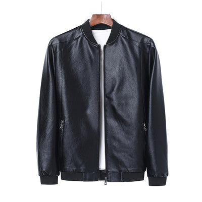 Chaqueta de Cuero para Motociclista Slim Fit Elegante - Image 4