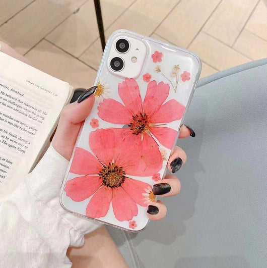 Funda de Silicona Floral Compatible con iPhone - Image 11