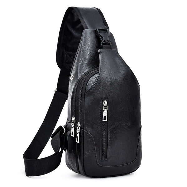 Bolsa Bandolera para Hombre con Carga USB - Deportiva y Funcional